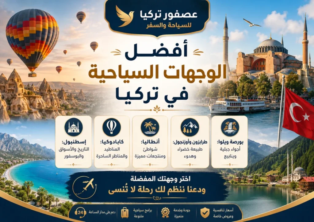 كيف تخطط رحلة مثالية إلى تركيا: الخطوات التي تختصر عليك الحيرة